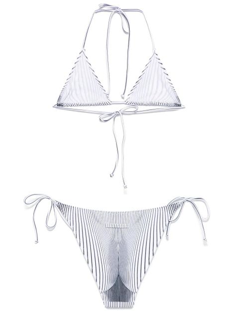 Jean Paul Gaultier striped bikini - White - zdjęcie produktu nr 2