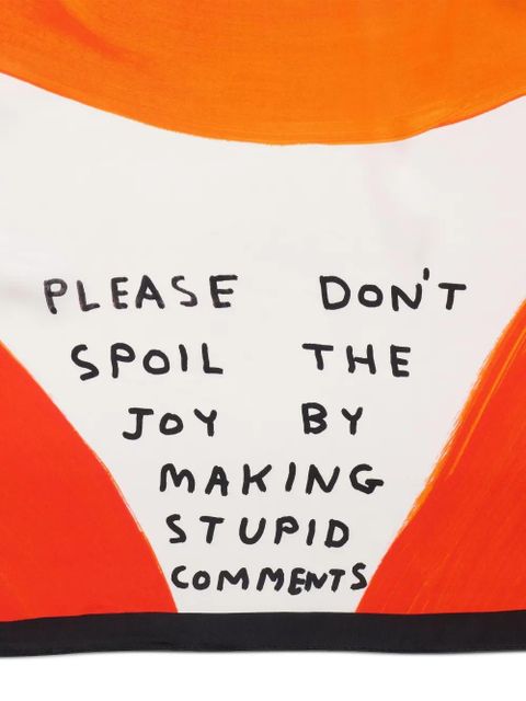 Marc Jacobs Joy-print silk scarf - Orange - zdjęcie produktu nr 2