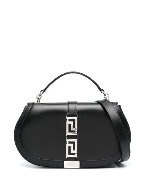 Versace Greca Goddess leather shoulder bag - Black - zdjęcie produktu nr 1