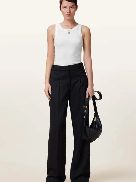 AllSaints top RINA damskie kolor biały W235JB