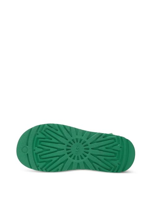 UGG GoldenGlow canvas flat mules - Green