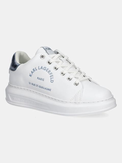 Karl Lagerfeld sneakersy skórzane KAPRI kolor biały KL62539F - zdjęcie produktu nr 1