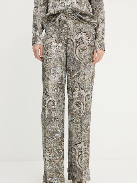 Marciano by Guess spodnie LOREDANA damskie kolor brązowy proste medium waist 5YGB24 7298A - zdjęcie produktu nr 1