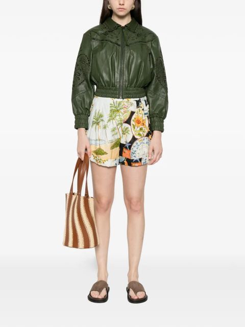 FARM Rio Richelieu Heart embroidered jacket - Green - zdjęcie produktu nr 2