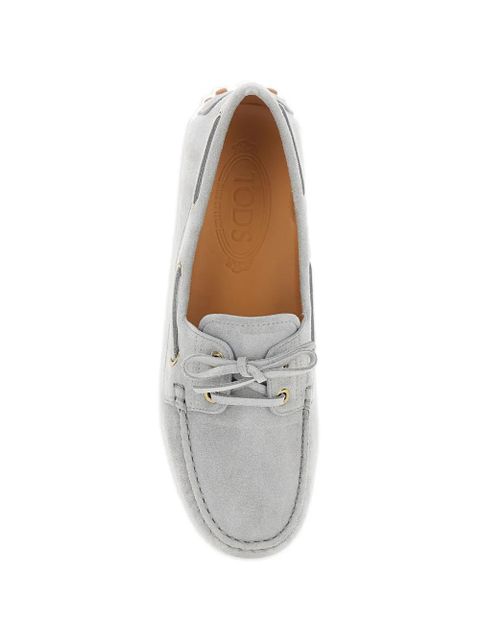 Tod's suede driving loafers - Grey