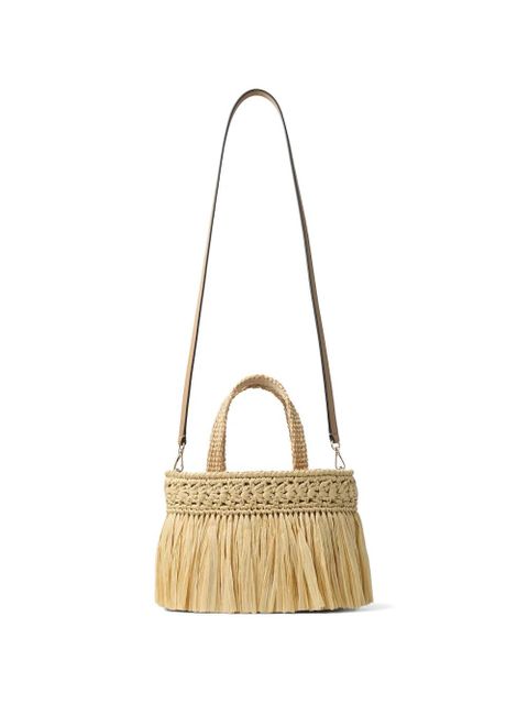 Jimmy Choo fringed beach tote bag - Neutrals - zdjęcie produktu nr 2