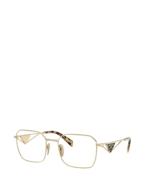 Prada Eyewear square-frame glasses - Gold - zdjęcie produktu nr 2