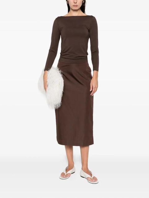 St. Agni long-sleeves T-shirt - Brown - zdjęcie produktu nr 2