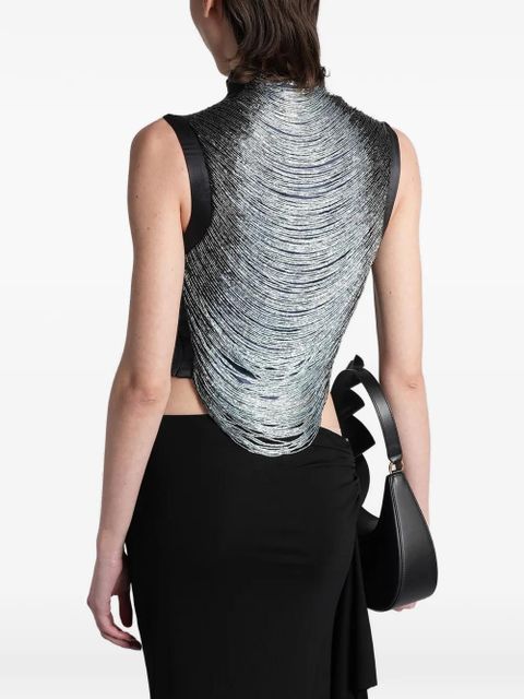 Cult Gaia Taraji sleeveless top - Blue