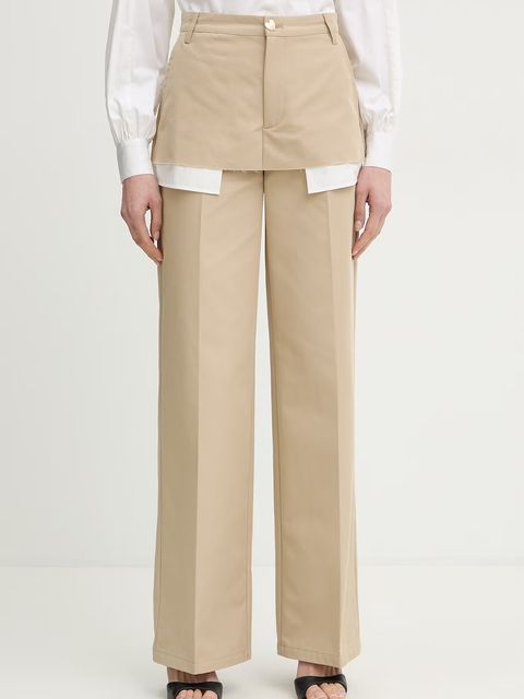 Silvian Heach spodnie straight damskie bawełniane SPANIT - zdjęcie produktu nr 1