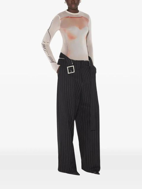 Jean Paul Gaultier silhouette-print T-shirt - Pink - zdjęcie produktu nr 2