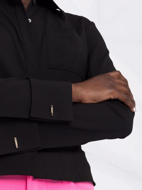 Jacquemus Pina structured shirt - Black