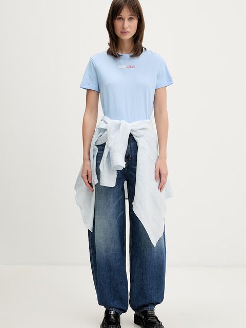 Tommy Jeans T-shirt damski bawełniany - zdjęcie produktu nr 1