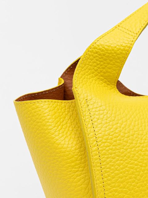 Gianni Chiarini torebka skórzana EUFORIA kolor żółty BS.9554.RNGDBL