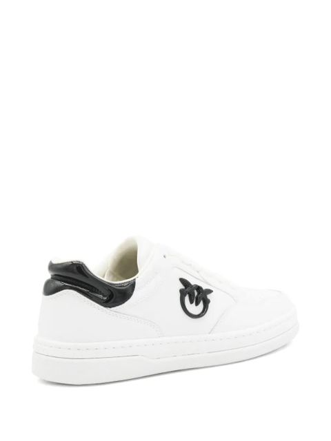 PINKO logo-plaque leather sneakers - White - zdjęcie produktu nr 2