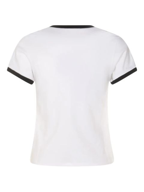 Alexander McQueen contrast-trim t-shirt - White - zdjęcie produktu nr 2