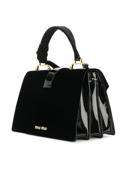 Miu Miu grosgrain ribbon handbag - Black