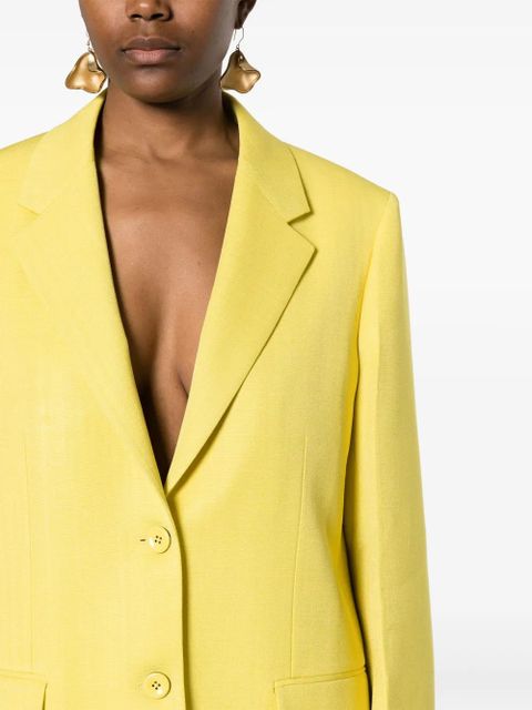 Jil Sander single-breasted blazer - Green
