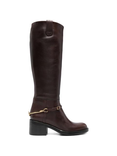 Chloé Dakota round-toe strap boots - Brown - zdjęcie produktu nr 1