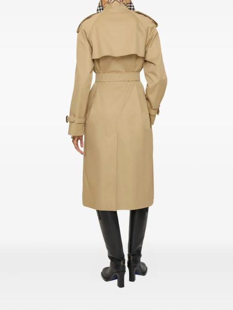 Burberry double-breasted belted trench coat - Neutrals