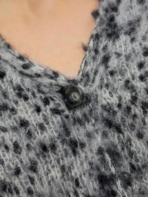 Marni button-fastening cardigan - Grey