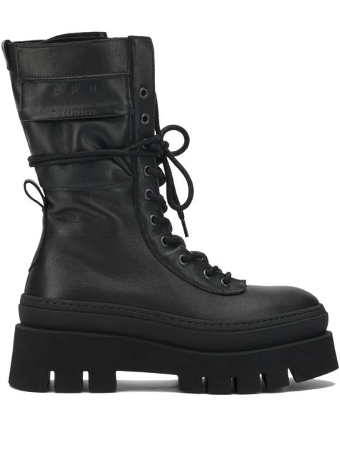 Copenhagen leather boots - Black - zdjęcie produktu nr 1