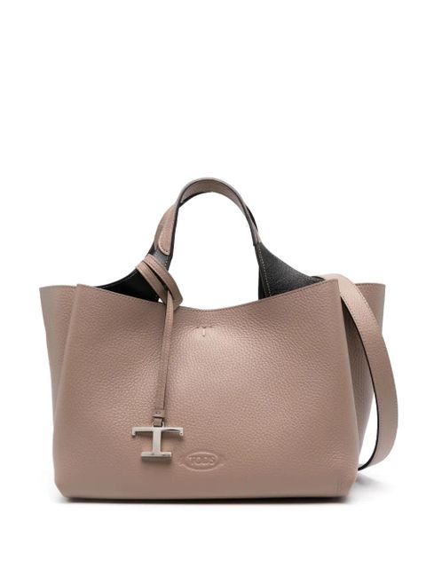 Tod's mini leather tote bag - Neutrals - zdjęcie produktu nr 1
