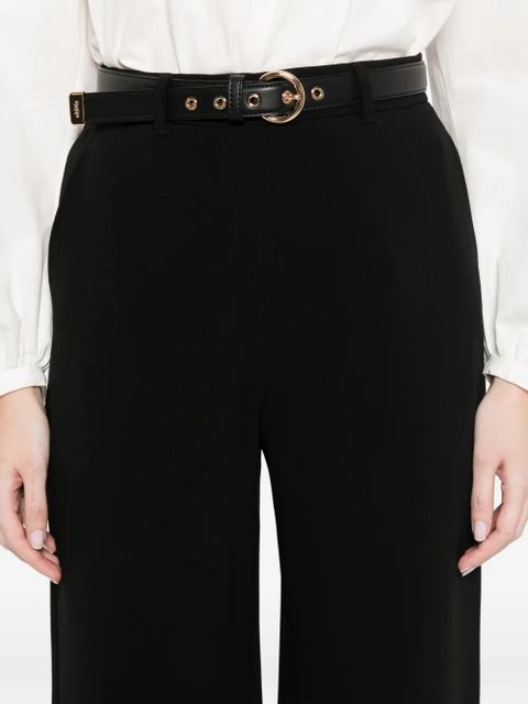 Max Mara fluid belt trousers - Black