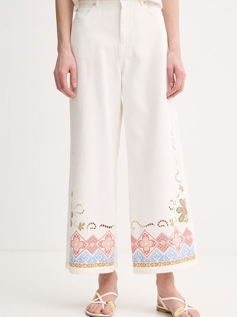 Weekend Max Mara jeansy wide leg damskie ADUNCO - zdjęcie produktu nr 1