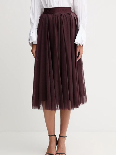 Joop! spódnica kolor bordowy midi rozkloszowana 30046657 - zdjęcie produktu nr 1