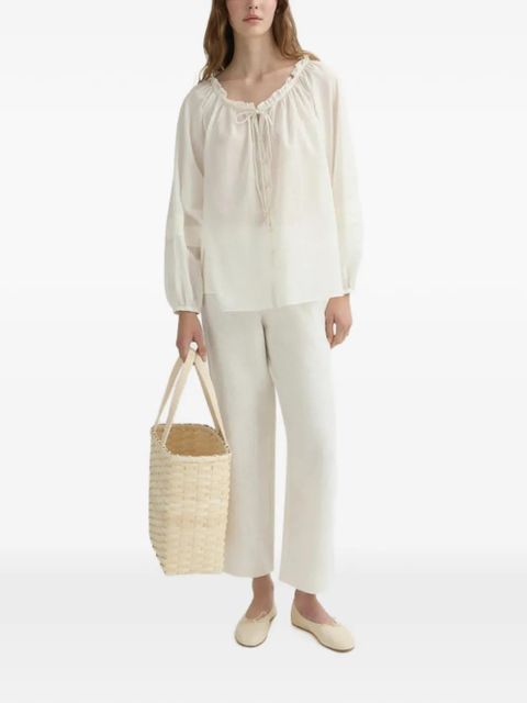 Posse Noelle high-waisted wide-leg trousers - Neutrals - zdjęcie produktu nr 2