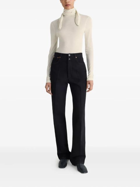 LEMAIRE tied-neck T-shirt - White