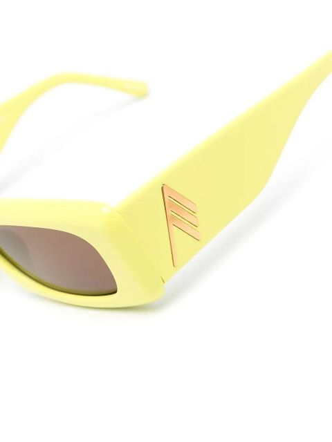 The Attico x The Attico Mini Marfa sunglasses - Yellow