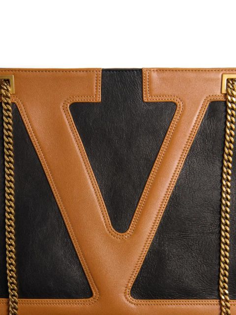 Valentino Garavani medium Viva Superstar leather tote bag - Black