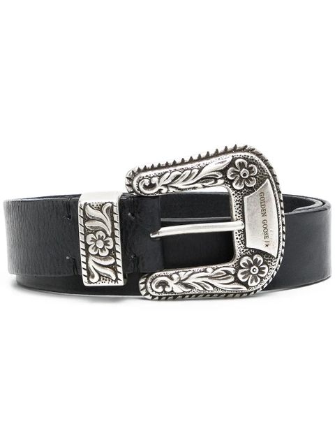 Golden Goose Western-inspired buckled belt - Black - zdjęcie produktu nr 1