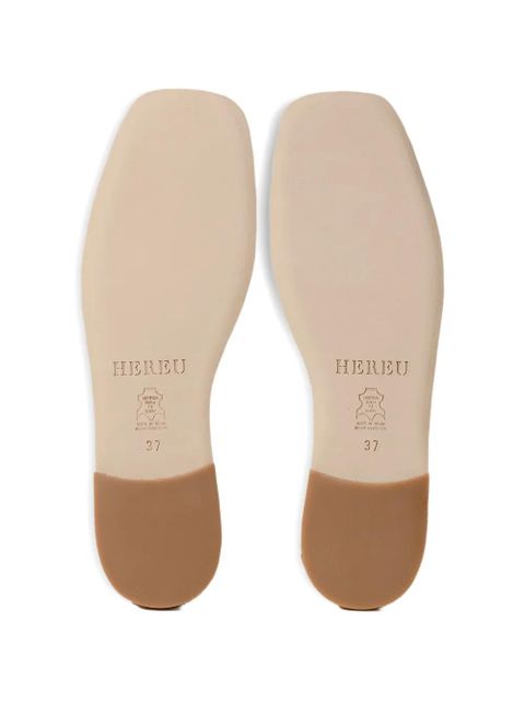 Hereu Puntera ballet flats - Brown
