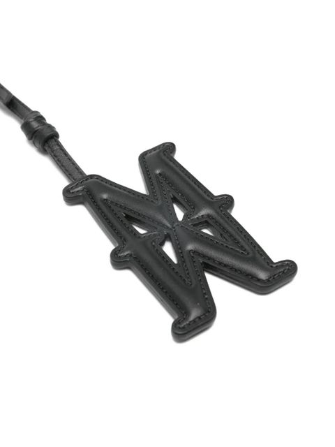 Max Mara leather bag charm - Black - zdjęcie produktu nr 2