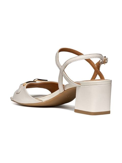 Geox sandały skórzane D NEW ERAKLIA 50 A kolor beżowy D45RNA 000TU C5322