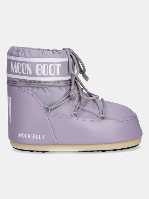 Moon Boot śniegowce MB ICON LOW NYLON kolor fioletowy 80D1409340 H032 - zdjęcie produktu nr 2