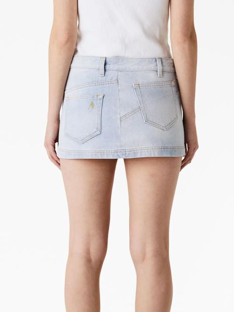 The Attico Abra denim mini skirt - Blue - zdjęcie produktu nr 2
