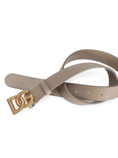 Dolce & Gabbana logo-buckle belt - Neutrals