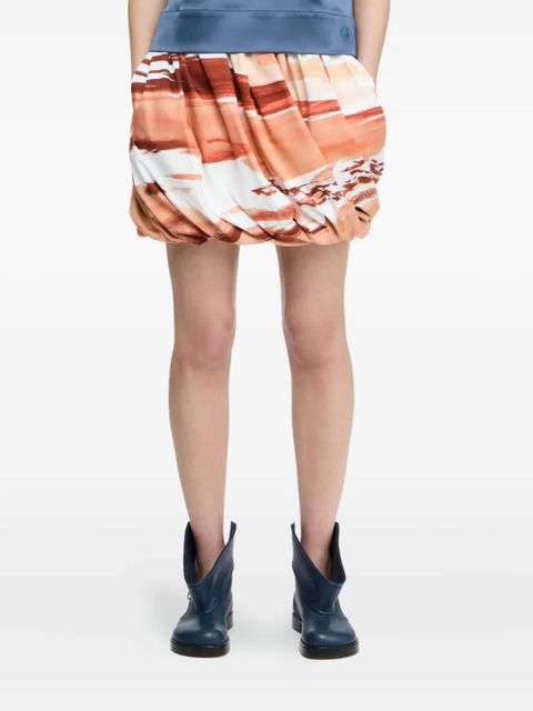 JW Anderson abstract-print balloon skirt - White - zdjęcie produktu nr 1