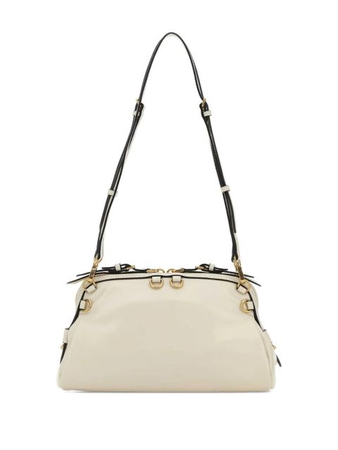 Miu Miu logo-plaque leather cross body bag - White - zdjęcie produktu nr 2