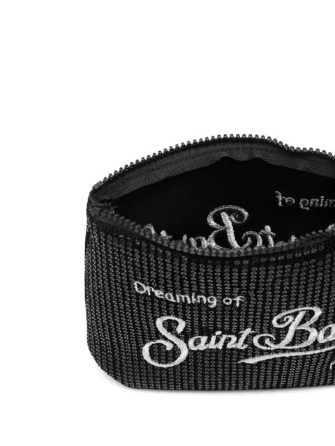 MC2 Saint Barth sequin-embellished clutch bag - Black - zdjęcie produktu nr 2