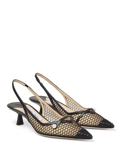 Jimmy Choo Amita 45mm slingback pumps - Black - zdjęcie produktu nr 2
