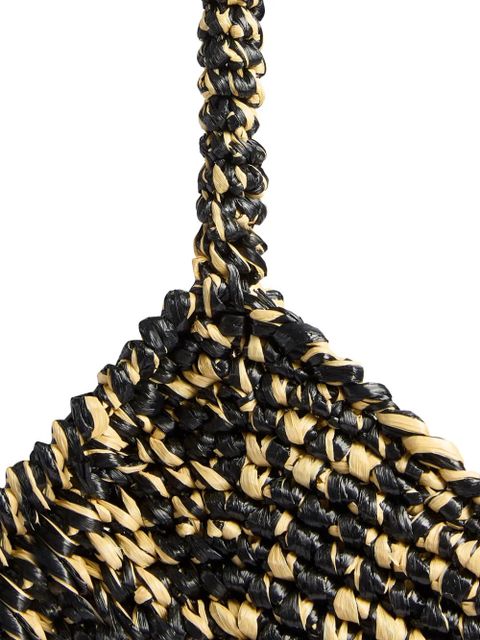 KHAITE logo-patch tote bag - Black