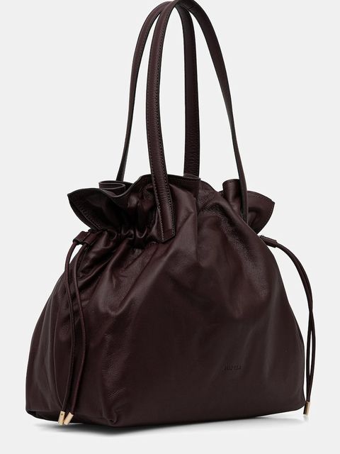 Marella torebka skórzana kolor szary 2523519047200