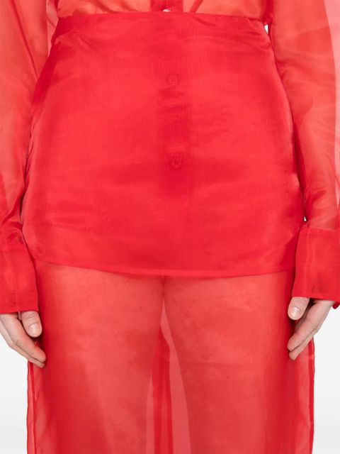 The Frankie Shop Peri midi skirt - Red - zdjęcie produktu nr 2