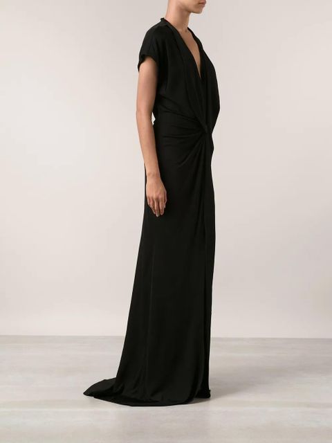 Givenchy draped evening gown - Black