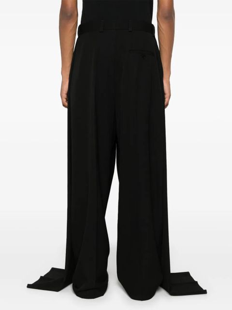 Balenciaga wool tailored trousers - Black